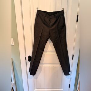 Hugo Boss Charcoal Grey Dress Pants - 100% Virgin Wool